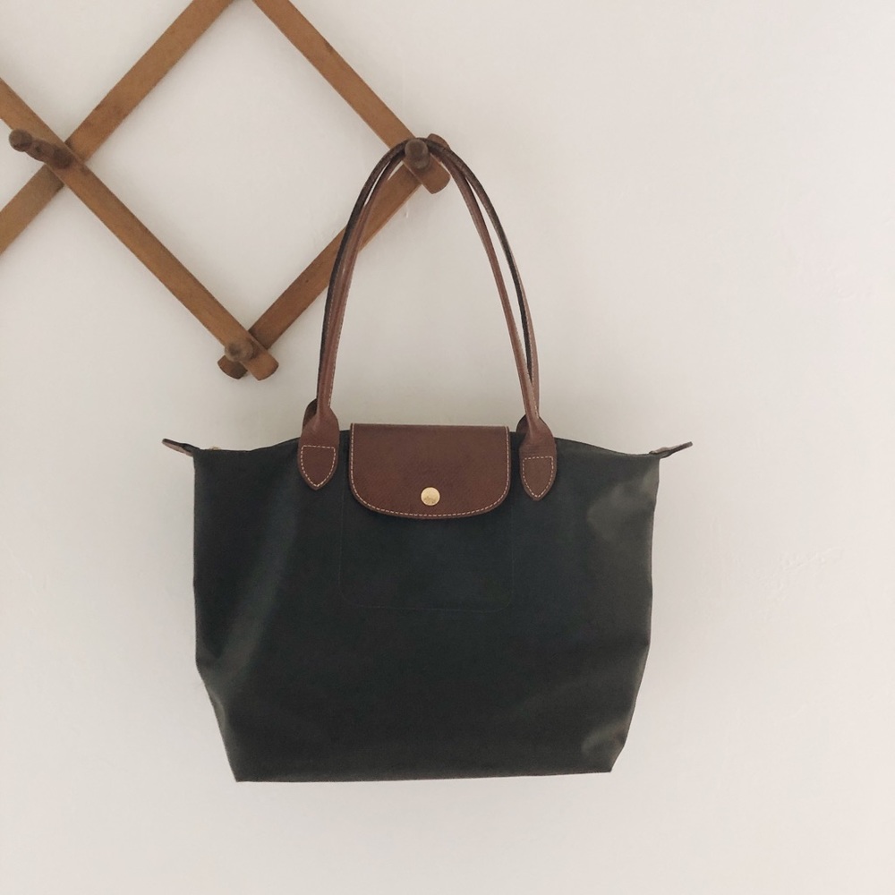 Longchamp Le Pliage Small Tote gunmetal